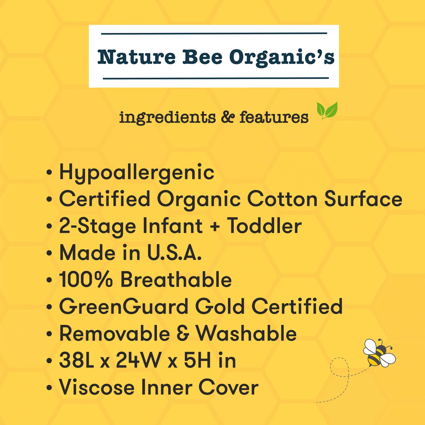 Breathable Mini 2-Stage Crib Mattress