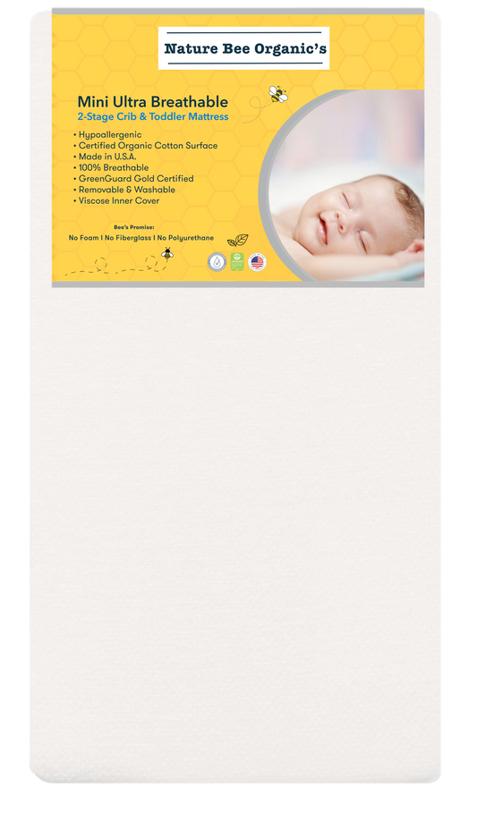 Breathable Mini 2-Stage Crib Mattress