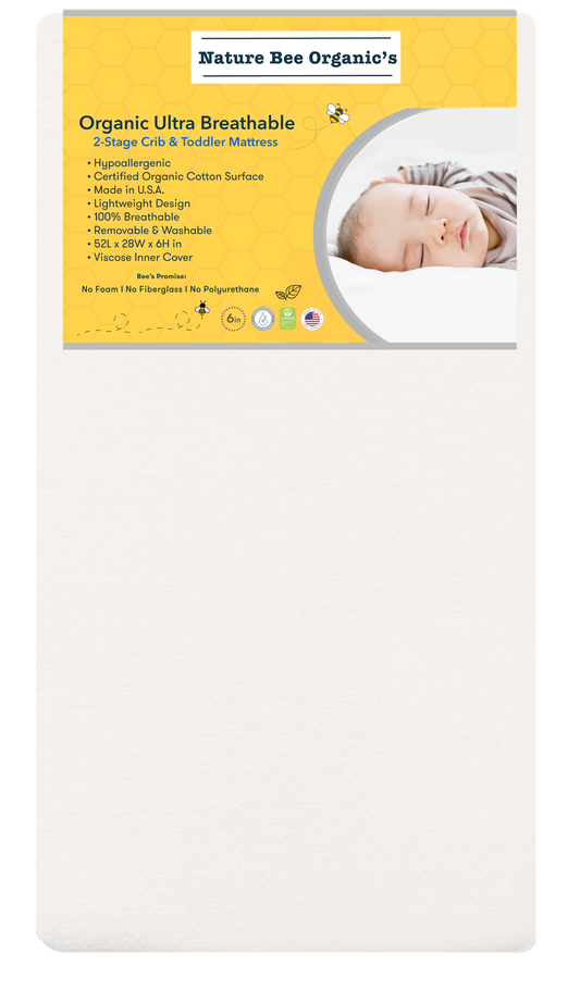 Ultra Breathable 2-Stage Crib & Toddler Mattress